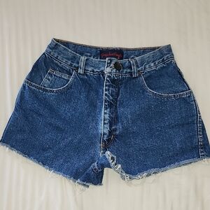 Vintage Giorgio Sant 'Angelo high-waisted denim cut-off shorts